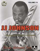 Jamey Aebersold Jazz #111 J.J. JOHNSON Book with Online Audio cover Thumbnail
